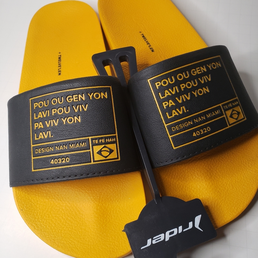 Rider Sandals x Twelve'Len Collection Collab Sz-9